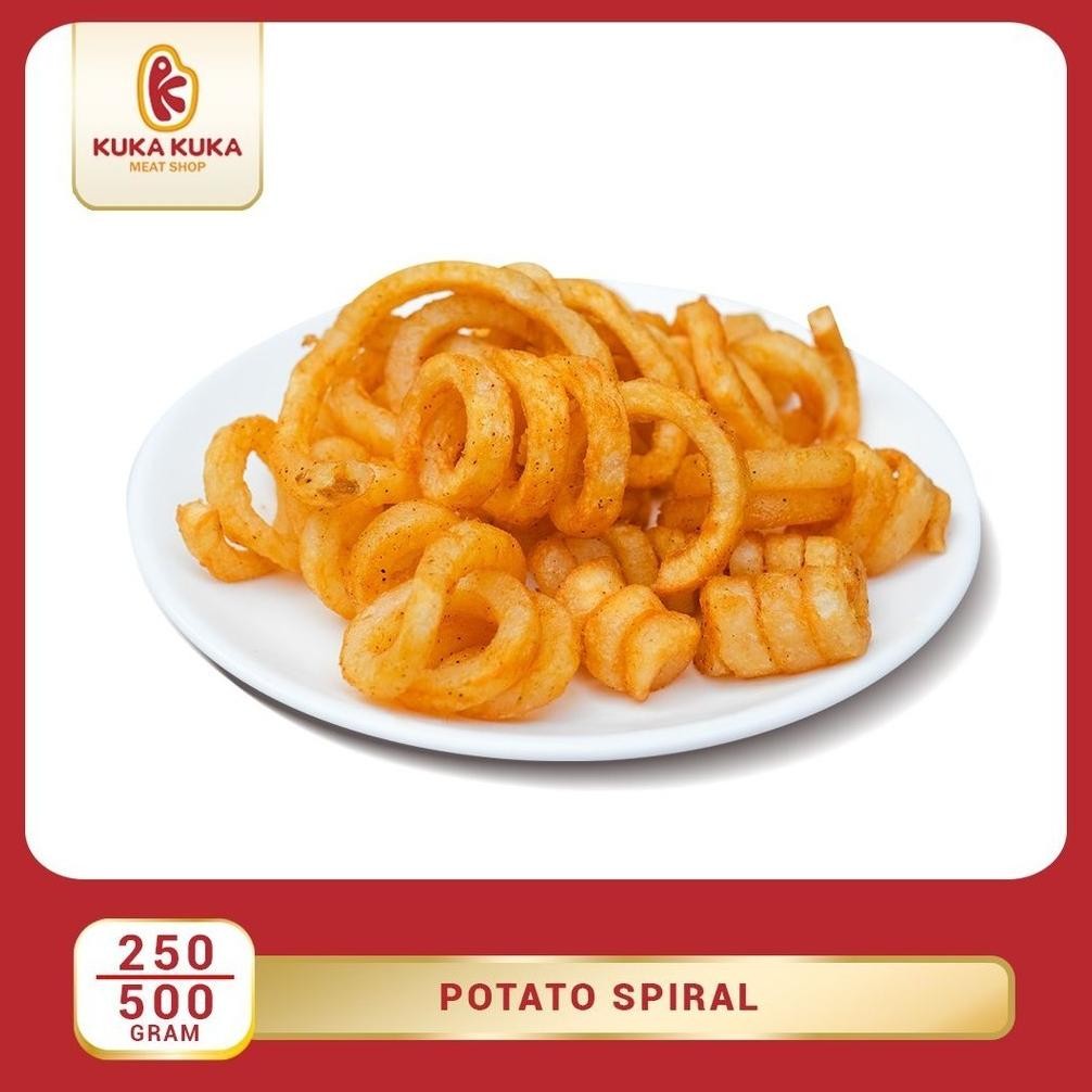 

Curly Fries Kentang Spiral / Kentang Goreng Spiral 250gram & 500gram aSt
