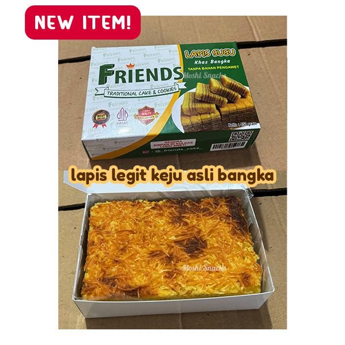 

Kue Lapis Keju Bangka Halal 450gr / Kue Lapis Susu Asli Bangka / Kue Besak Bangka / Lapis Legit / Thaipan Kue Lapis Friends Cake READY/ Lapis Legit Enak Lembut Lemak aSt