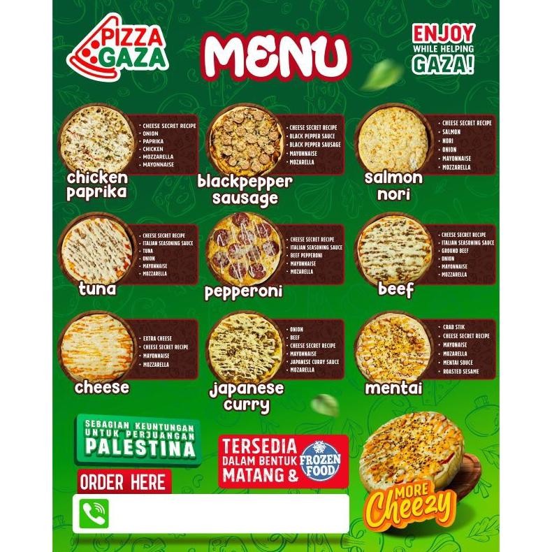 

Pizza Gaza Frozen Homemade 15cm & 20cm aSt