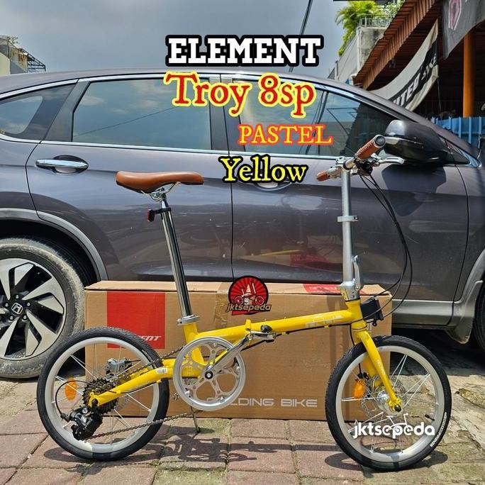 Sepeda Lipat Element Troy 8speed Pastel
