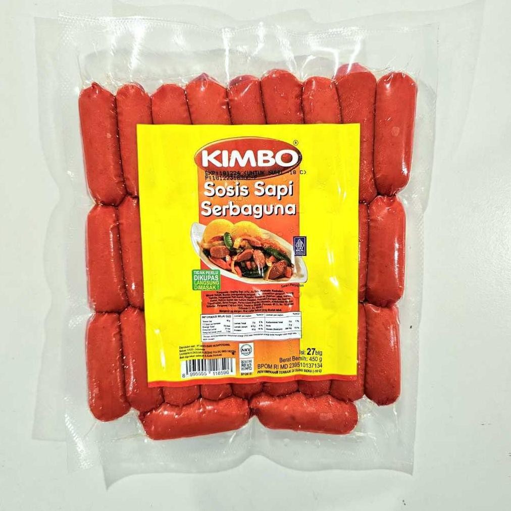 

Kimbo Cocktail Merah 450 Gram Sosis Sapi Berkualitas aSt