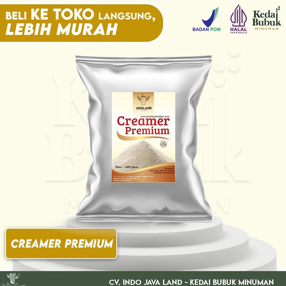 

Javaland Bubuk Creamer / Krimer 1Kg - Premium | Non Dairy | Creamy Caf aSt
