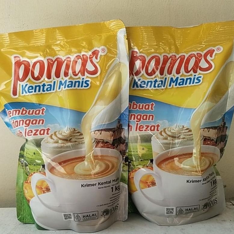 

Pomas Kental Manis Halal 1kg Krimer Enak aSt