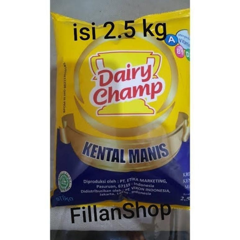 

Khusus Instant/Sameday Dairy Champ 2,5 Kg 1 Kg aSt