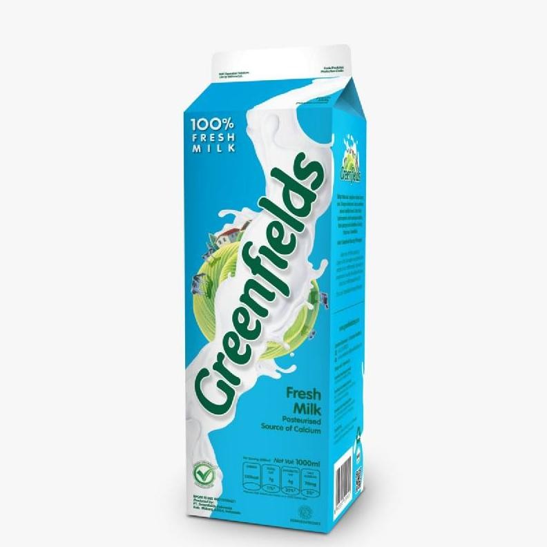 

Greenfields Fresh Milk 1000ml Bebas Antibiotik Hormon aSt