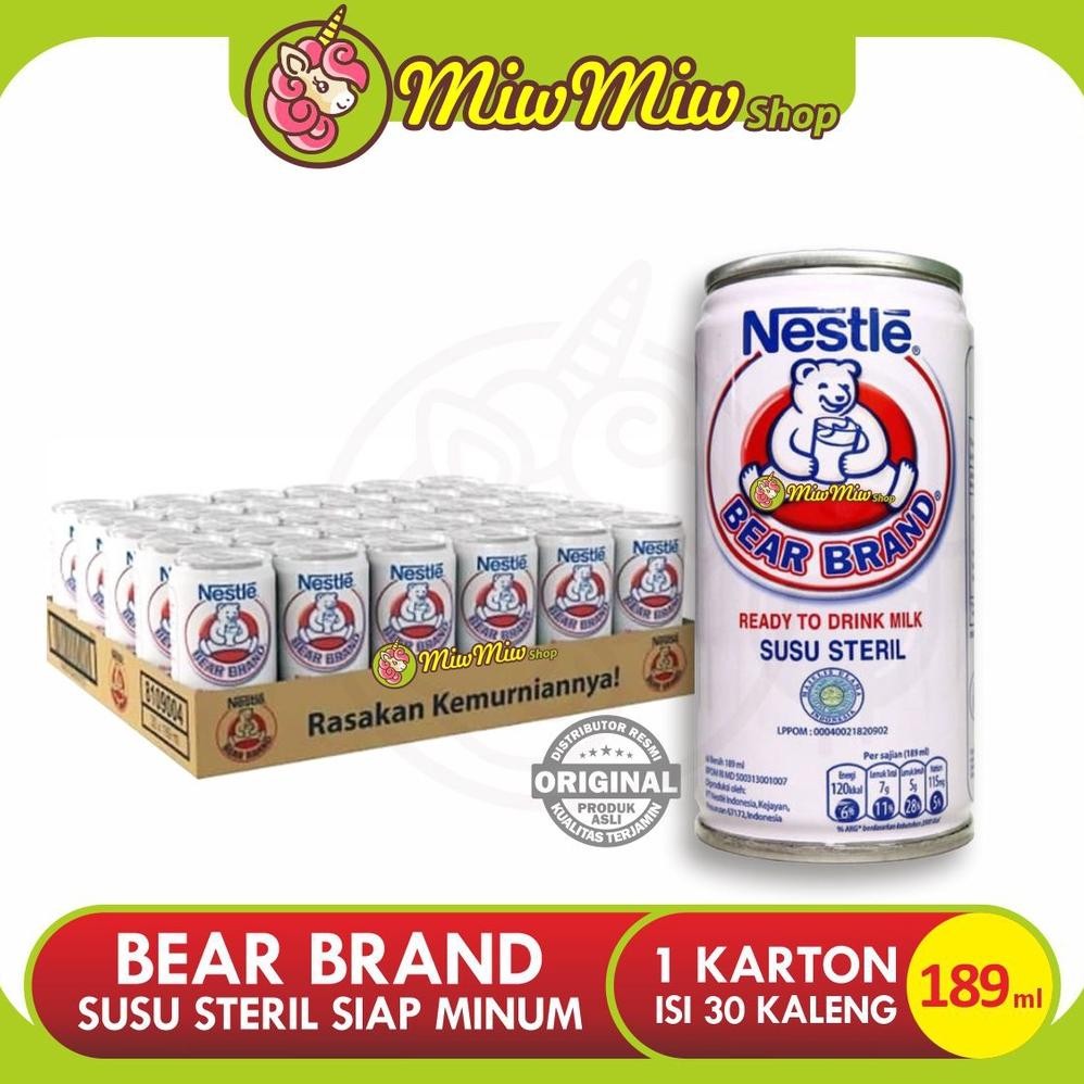

Susu Beruang Bear Brand 1 karton isi 30 pcs aSt