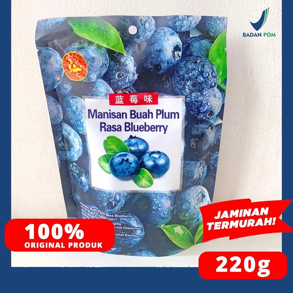 

Manisan Buah Plum Basah Rasa Buah Blueberry 220 Gr CHEN LIANG JI aSt