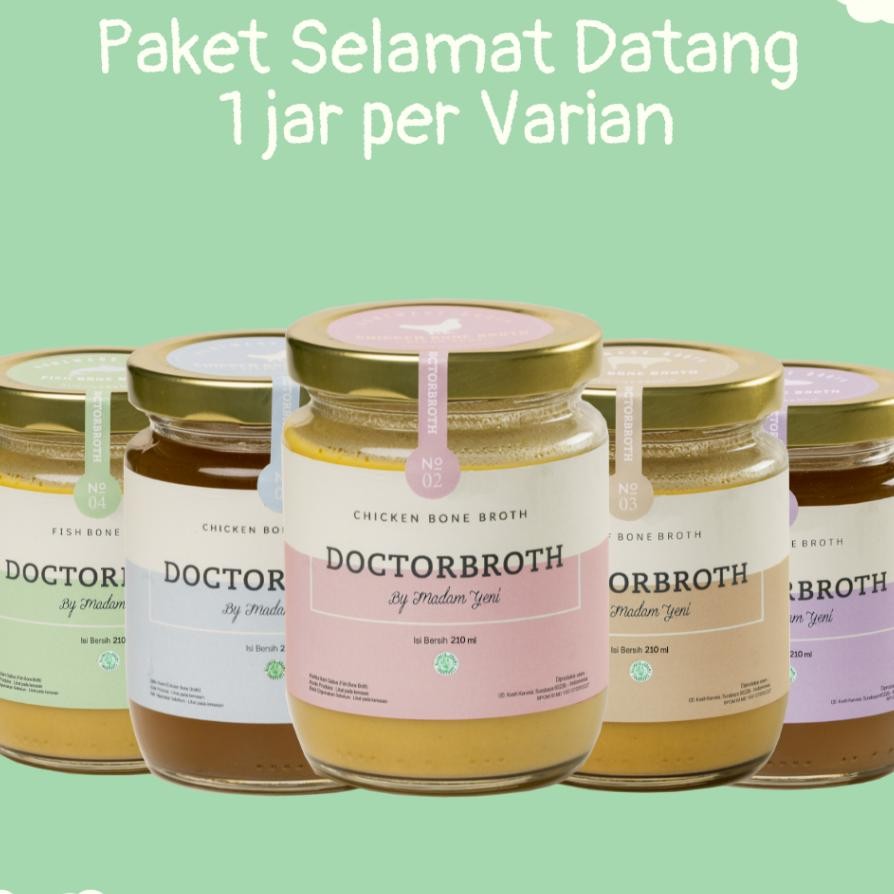 

Paket Selamat Datang Doctor Broth Bone Broth Kaldu Tulang
