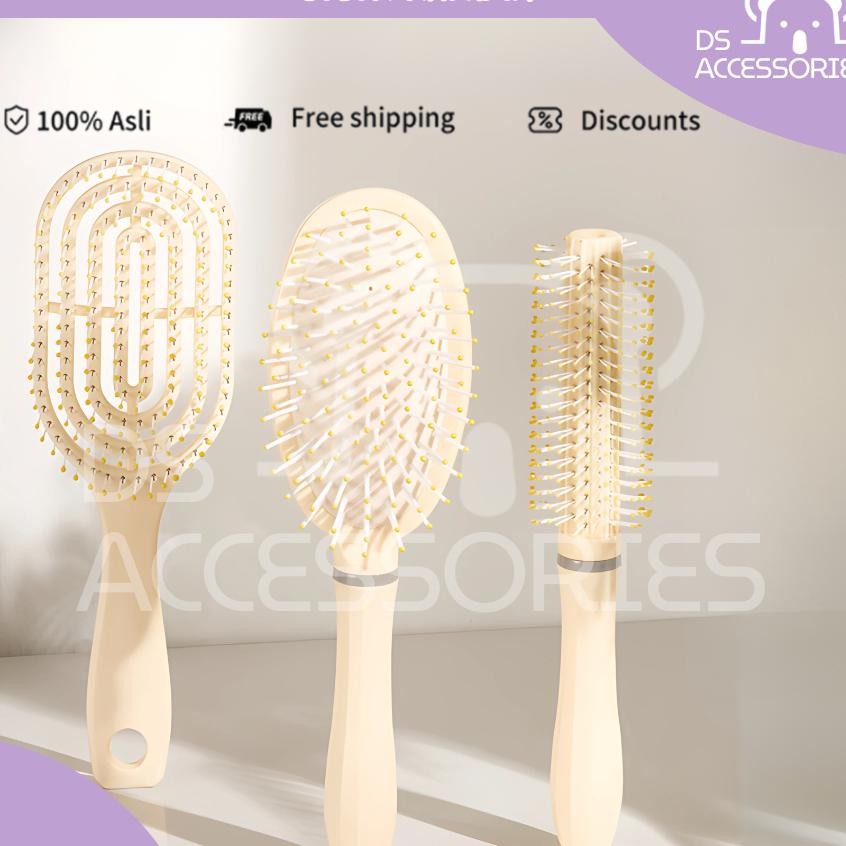 Sisir Rambut Sisir Bantal Udara Sisir Rambut Roll Sisir Rambut 3Set Sisir Rambut Wanita Sisir Rambut