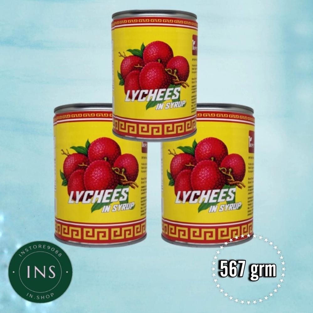 

Lychees In Syrup "IKPS" Leci Kaleng Lychees In Can 567grm aSt