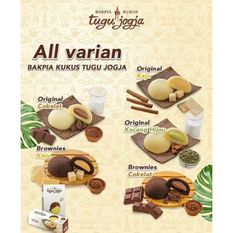 

[TERLARIS] Di Jakarta / Bakpia Kukus Tugu Jogja / Bakpia Oleh Oleh Khas Jogja (Isi 10) aSt