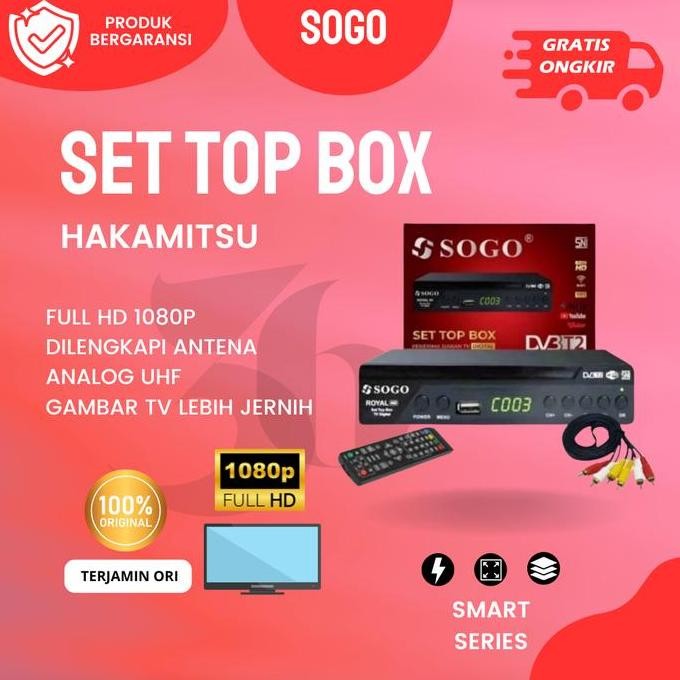 BEBAS ONGKIR - SET TOP BOX DIGITAL ROYAL SOGO