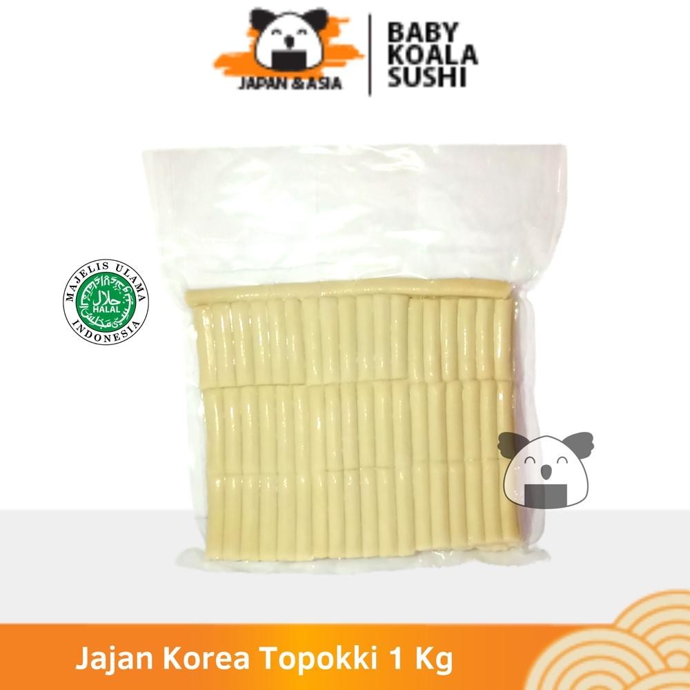 

JAJAN KOREA Topokki 1 Kg Halal | Tteokbokki / Rice Cake. aSt