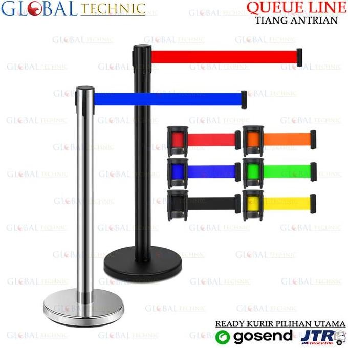 

Standing Barrier Queue Line / Tiang Pembatas Antrian Stainless