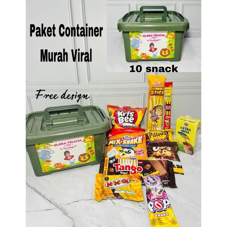 

Paket snack ulang tahun anak / souvenir ulang tahun / goodiebag ulang tahun / hampers birthday / snack viral aSt