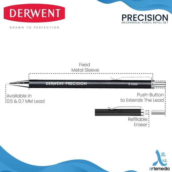 

TERMURAH - Pensil Mekanik Derwent Precision Mechanical Pencil Set