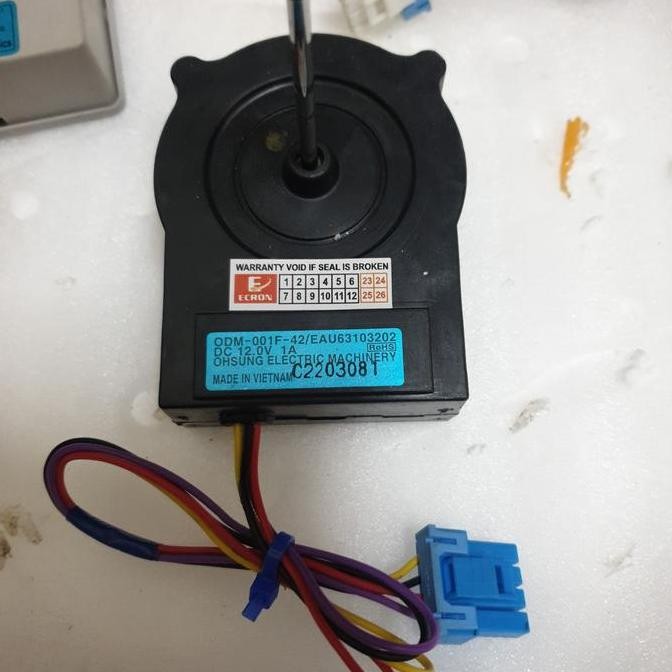 TERMURAH - FAN MOTOR KULKAS LG EAU60202