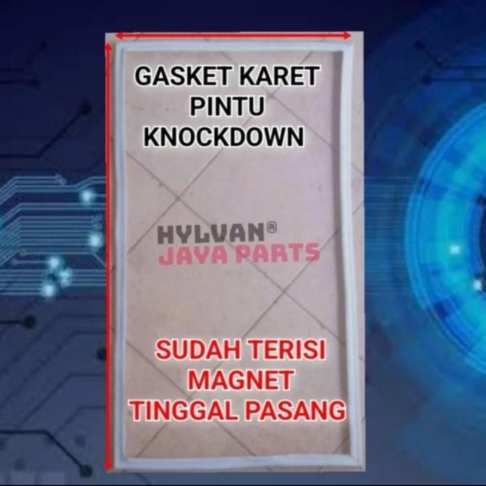 GASKET KARET PINTU KULKAS LG KNOCDOWN X 82 Cm