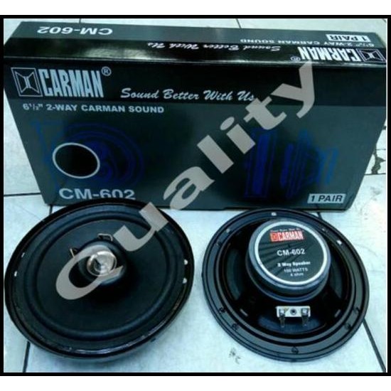 SPEAKER MOBIL SPEAKER PINTU MOBIL 6 1/2 INCH CARMAN CM-602 100 WATT