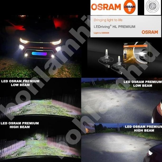 Murah Lampu Led Hrv Osram Premium Paket 2 Set Headlamp H4 + Foglamp H11