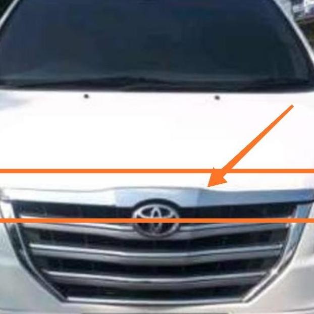List Kap Mesin Innova 2012 2015 Chrome Model Ganti
