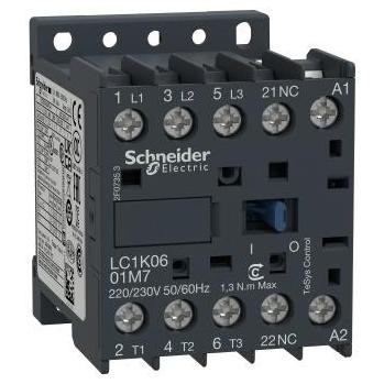 Schneider Contactor Kontaktor 3P 6A 220Vac Lc1K0601M7 Terbatas