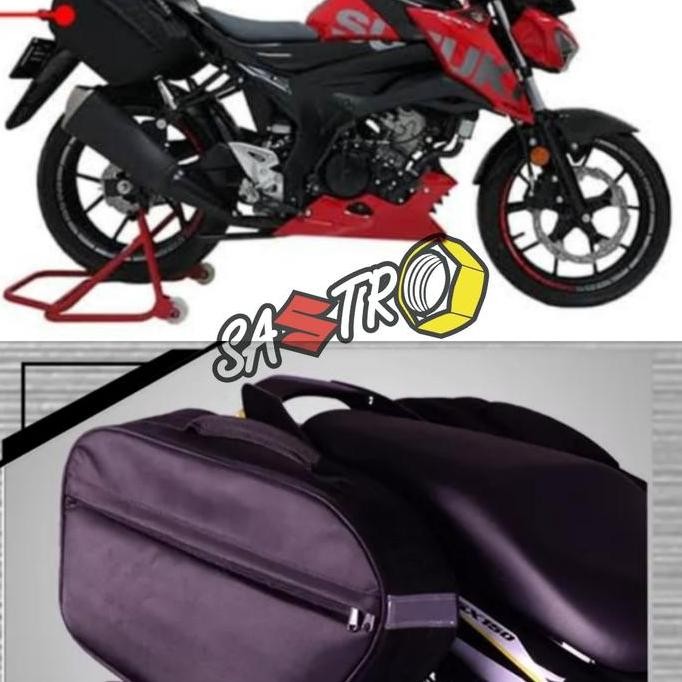 TERMURAH - bracket side bag soft tas braket touring suzuki gsx ori sga