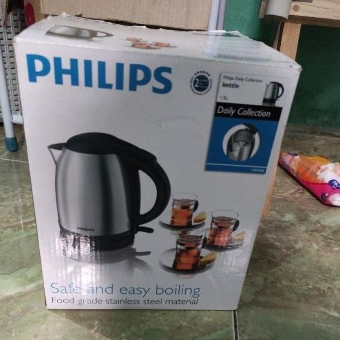 Philips Electric Kettle HD9307 Stainless steel Teko listrik stainless Philips Viva Collection PS