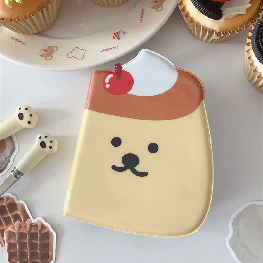 Kawaii ins Hot Cookie Bear Kpop Photocards Collect Book 3 inch Photo Cards Album Book School Station