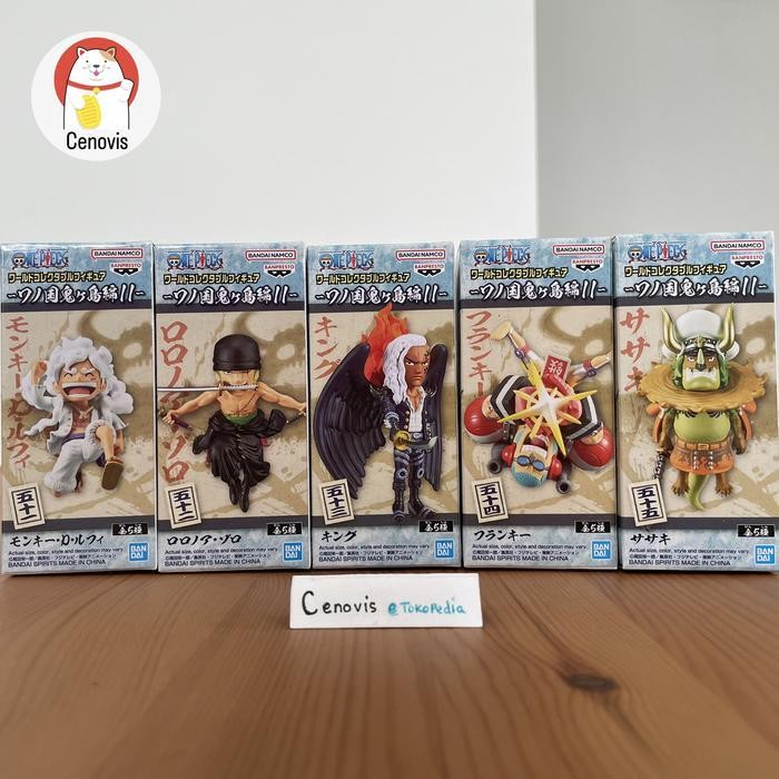 Wcf One Piece Onigashima Vol 11 - Luffy Nika Zoro King Franky Sasaki