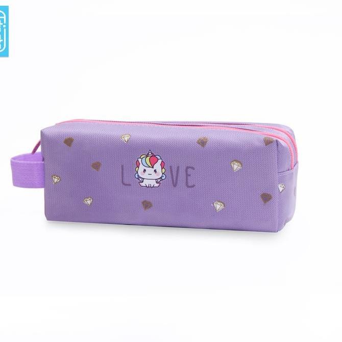 

TERBARU - Mokonya Double Soft pen case 2350-0536 - Adinata / Tempat pencil