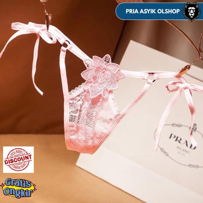 CELANA DALAM WANITA SEXY JALA SISI TRANSPARAN DASI GSTRING BIKINI C188 BY PRIA ASYIK OLSHOP
