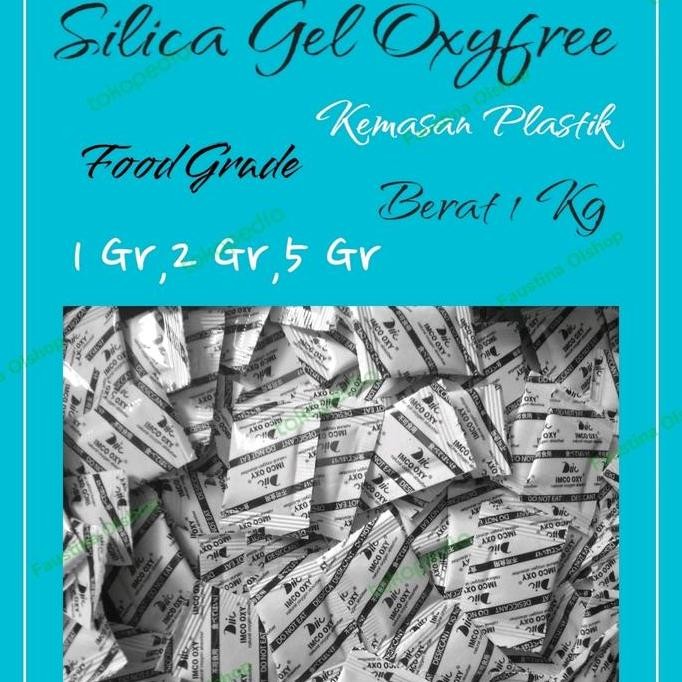 

New Silica Gel Oxyfree 1Kg Food Grade Sachet 1gr & 2gr Makanan Kering