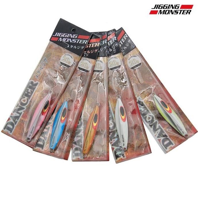 jigging monster dancer 20gr metal jig umpan pancing laut slow jigging stok terbatas