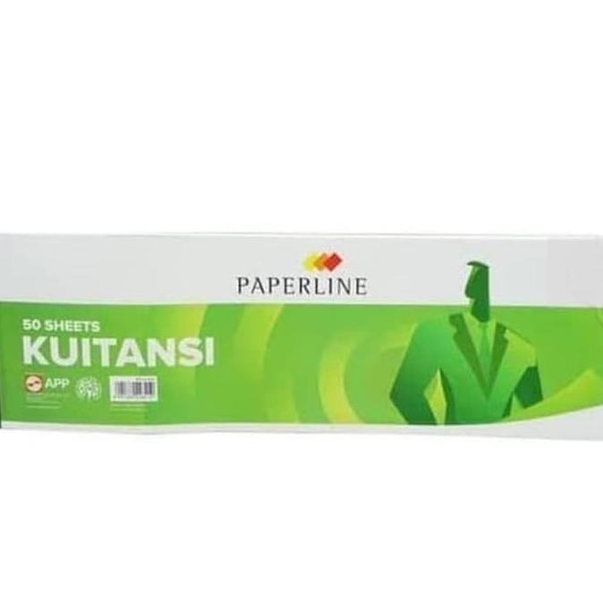 

DISKON! KWITANSI PAPERLINE KT50B 50 LEMBAR 1 PACK 10 PCS KANTOR & USAHA