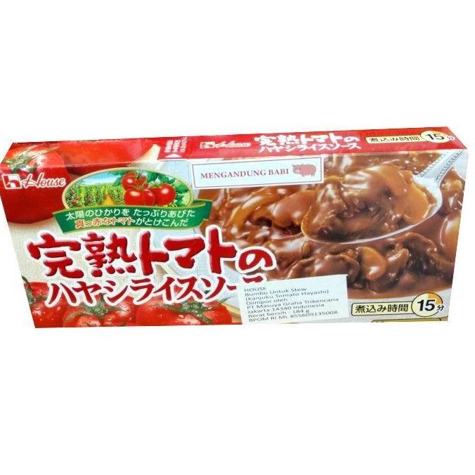 

DISKON! HOUSE KANJUKU TOMATO NO HAYASHI BUMBU STEW TOMAT JEPANG 184GR