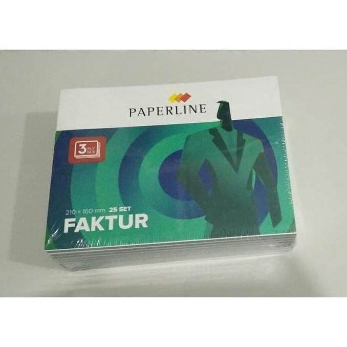 

DISKON! BUKU FAKTUR NCR 3 PLY PAPERLINE - 1 PACK MURAH ISI 10 BUKU