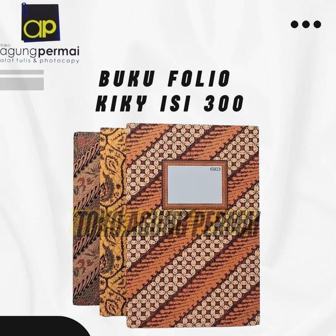 

DISKON! BUKU FOLIO KIKY ISI 300 LEMBAR - TULIS AKUNTANSI / HARIAN TEBAL