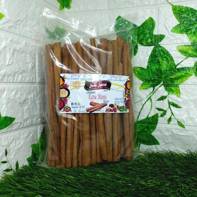 

DISKON! KAYU MANIS BATANG CURAH 1KG - CINNAMON STICK REMPAH DAPUR PREMIUM