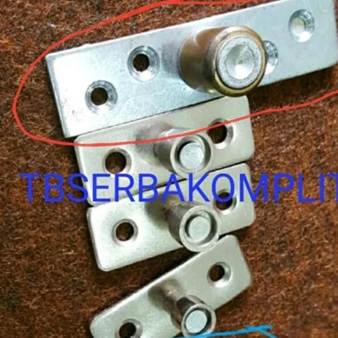 Engsel Roda 16mm Penahan Pintu Geser Sliding Door Bagian Bawah Premium TERBARU