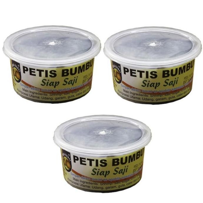 

DISKON! PAKET 3PCS PETIS BUMBU DUA KUALI 250G - BUMBU TRADISIONAL HEMAT