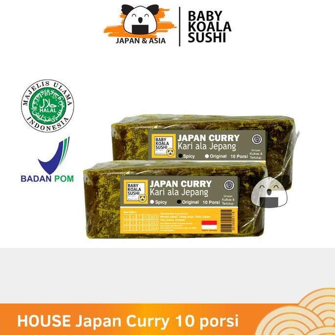 

DISKON! HOUSE JAPAN CURRY KARE JEPANG 10 PORSI HALAL BUMBU KUAH