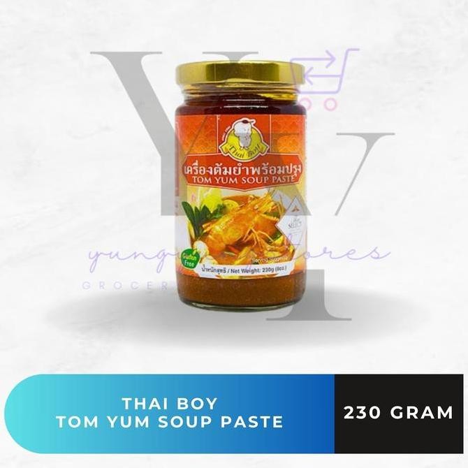 

DISKON! THAI BOY TOM YUM PASTE 230GR BUMBU SUP TOMYAM THAILAND ASLI HALAL