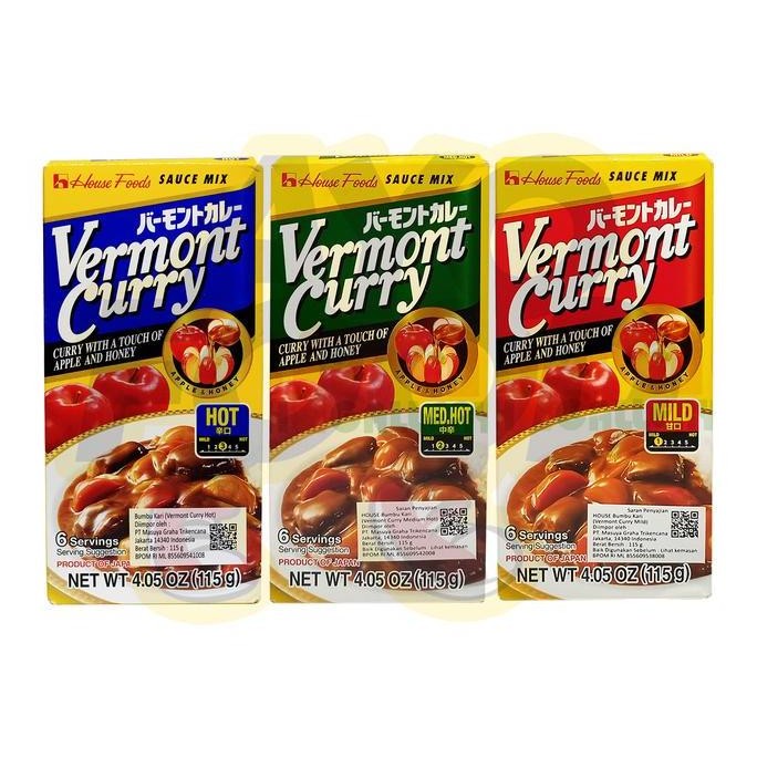 

DISKON! HOUSE VERMONT CURRY 115G - BUMBU KARI JEPANG MEDIUM DAN HOT