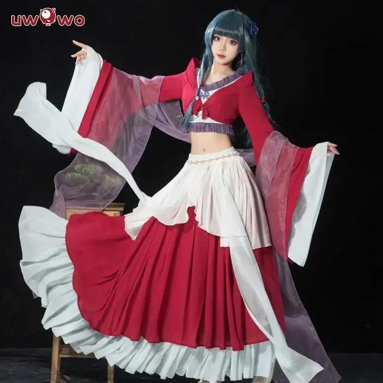Uwowo Thee Apothecaryy Diariess Maomao Dance Dress Cosplay Costume Dress Halloween Costume