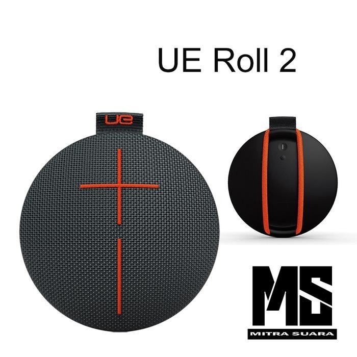 Ultimate Ear Roll-2 UE Roll2 Bluetooth Speaker Waterproof - Black Berkualitas Terbaru