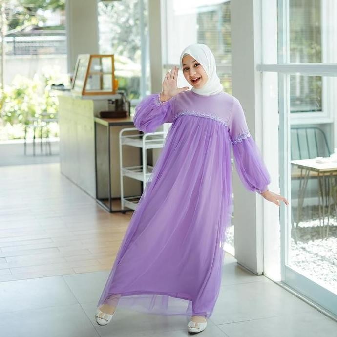 GKI ISABELA DRESS MUSLIM KIDS - DRESS ANAK PEREMPUAN UMUR 10-12 THN