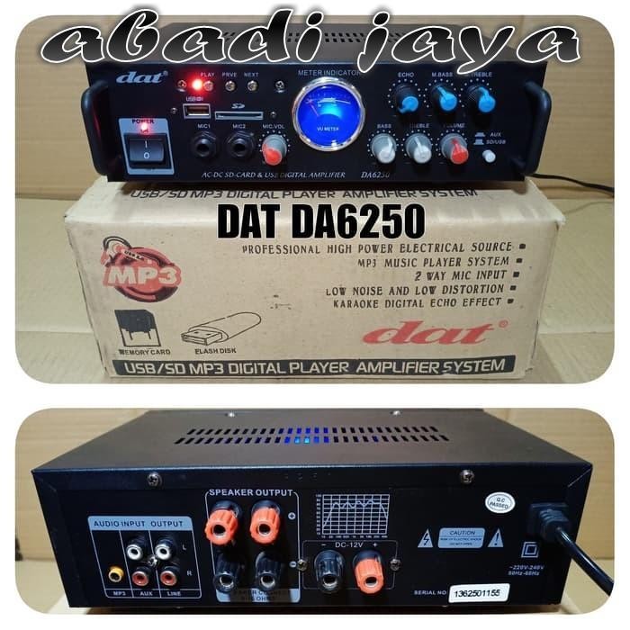 amplifier dat da6250 profesional oryginal da 6250