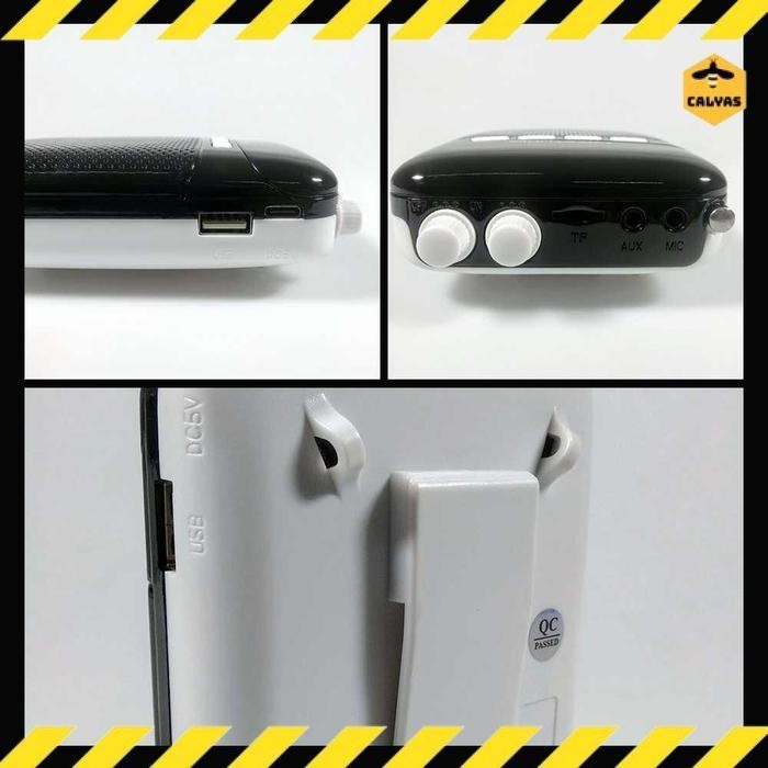 Speaker Megaphone Portable Pinggang Microphone Bluetooth Wireless