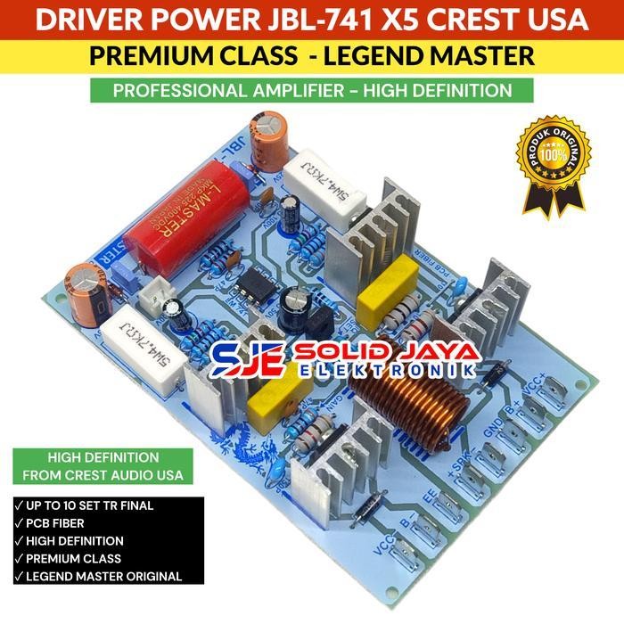 KIT SUPER DRIVER POWER AMPLIFIER FOR JBL741 X5 JBL-741 X5 KIT POWER AUDIO AMPLIFIER FOR JBLX5 AMPLI 